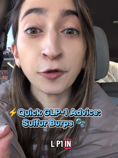 If you’ve ever had sulfur burps on a GLP-1 (the eggy, rotten-smell kind 🥚😬) you’re not alone. They’re uncomfortable, but usually not harmful. ❓Why they happen: GLP-1s slow stomach emptying and change gut movement. When food sits longer, certain bacteria have more time to break down sulfur-containing compounds, producing hydrogen sulfide gas. That gas escapes as burps.. unpleasant, but explainable. Common triggers (examples): • Eggs 🥚 • Red meat 🥩 • Cruciferous veggies (broccoli, cauliflower,