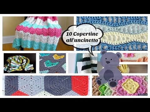 10 copertine all'uncinetto