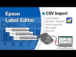 CSV Import - Epson Label Editor -