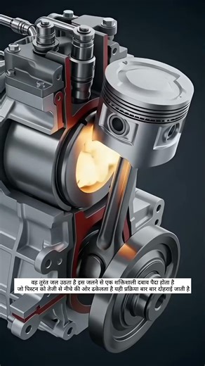 How diesl engine work #animation #facts #engineering #automobile