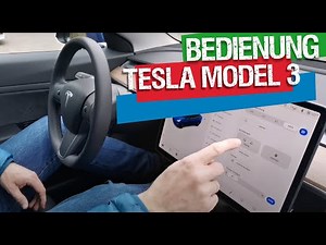 Tesla Model 3 Bedienung