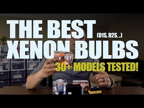 The Best OEM Xenon Bulbs - 30 Models Tested! (D1S, D2S, ..)