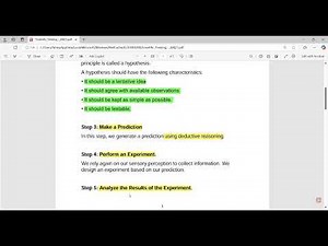 Lecture8 Steps of Scientific thinking Scientific thinking