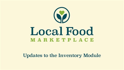 Updates to the Inventory Module