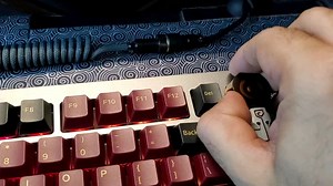 Keychron Q1 with rotary encoder. Modified firmware and works 100%