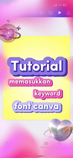 Tutorial Cara Masukkan Keyword dan Font di Canva