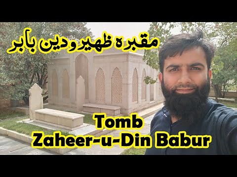 Zaheer u Din Babur Tomb Grave in Kabul Afghanistan - Babur Garden - Bagh e Babur