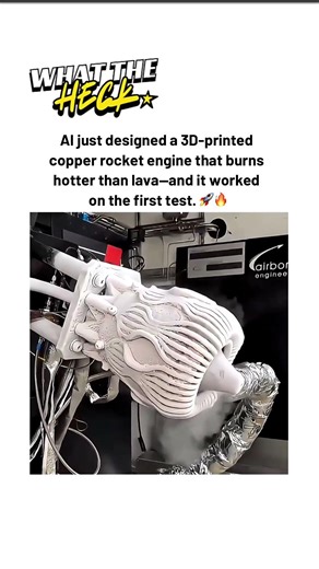 This rocket engine was designed by AI—and it worked instantly 🤖🔥