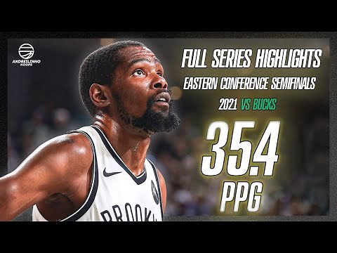 Kevin Durant Full Series Highlights vs Bucks ● 2021 ECSF ● 35.4 PPG! ● 1080P 60 FPS