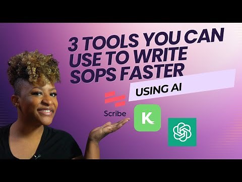 3 Tools You Can Use to Write SOPs Faster using AI