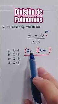 División de Polinomios #mathematica #algebra #emmanuelasesorias