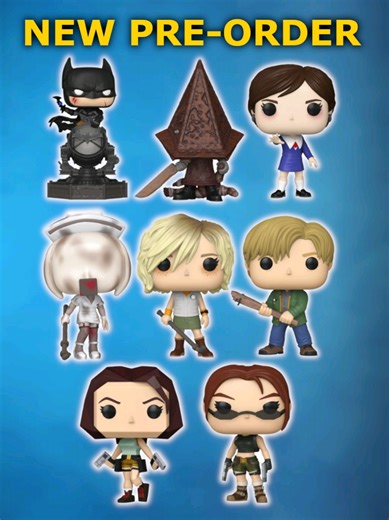 New Video Game Funko Pops Available Today from Silent Hill, Batman Arkham Knight and Tomb Raider! #Funko #games #funkopop #videogame