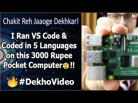 I Coded 5 Languages on this 3000 ₹ Computer - Can Programmers code using Raspberry Pi 4?
