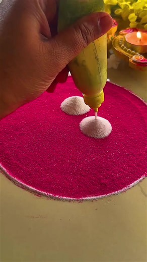 Simple Rangoli Designs for Laxmi Puja Celebration