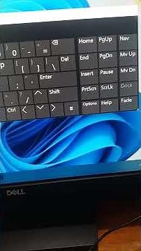 Cách mở bàn phím ảo trên máy tính #windows #tinhocvanphong