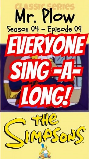 Mr. Plow Theme Song - The Simpsons #simpsons