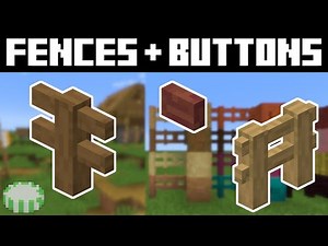Better Fences & Buttons | Minecraft Resource Packs