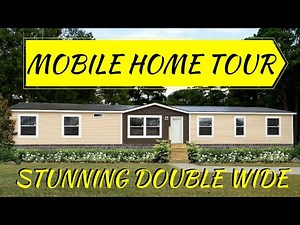 Double Wide Mobile Home | 32x68 4 bed 2 bath The Tuscan by Hamilton Homebuilders | Mobile Home Tour