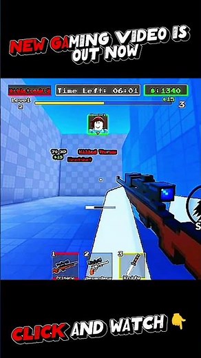 💀 Roblox FPS 1 Tap Only 😱 #shorts