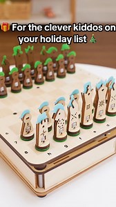 🎁 For the kid who’s always three moves ahead ♟️ Check out the KiwiCo Build and Play Chess Set! 🌟 | KiwiCo