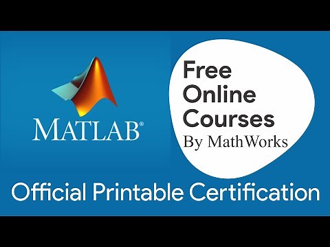 MATLAB Original Printable Certification Free Course | Flexible Certificate | Online Matlab Tutorial