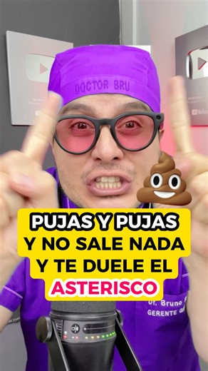 Pujas y Pujas y no sale Nada, Síntomas, consecuencias, causas y cómo Quitar el Estreñimiento | Bruno Román