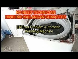 ERROR E4 SHARP AUTOMATIC WASHING NAG OMIDO LANG WALANG GASTOS PAG NAPANOOD MO