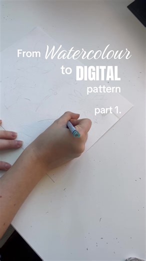 Create a Floral Watercolour Pattern Step-by-Step