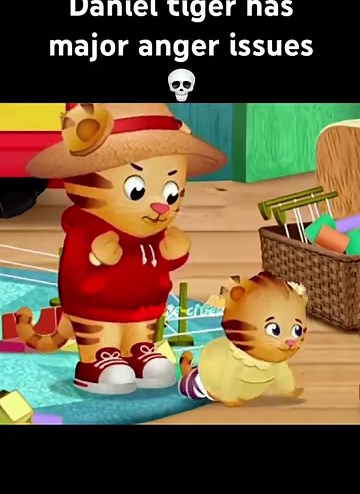 Daniel Tiger crash out moments 😭 #danieltigerneighborhood #danieltiger #memes #fyp #funny #crashout