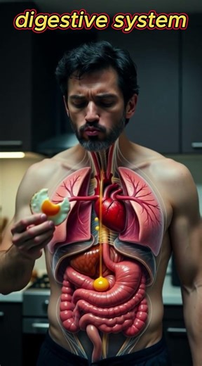 Journey Through the Digestive System in 3D | Parasites Inside the Human Body 😱 #biology #anatomy