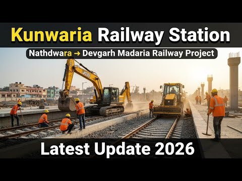 Kunwariya Railway Station Latest Update 2026 🚆 | Nathdwara to Devgarh Madariya Railway Project.