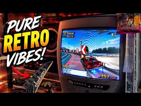 Testing Burnout on a Vintage CRT TV with PS2! 🔥