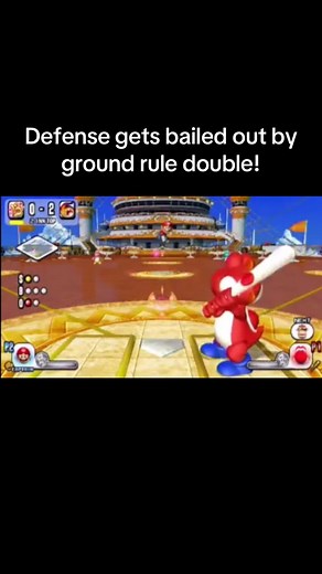 Mario Sluggers: Defensive Ground Rule Double Explained