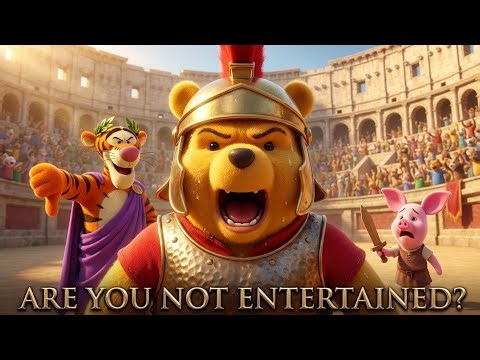 Gladiator Pooh vs Emperor Tigger! 🍯 The Honey Throne Showdown | Funny Winnie the Pooh Animation