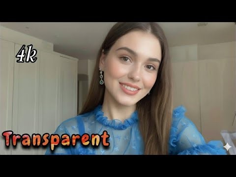 [4K] See-Through Lingerie & Bikini Try-On Haul | Transparent Outfit Trends 2025