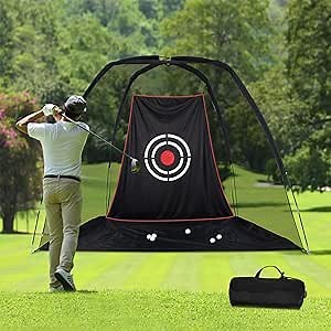 Golf Nets for Backyard,Golf Swing Practice Net Outdoor Indoor Use,Premium Portable Golf Hitting Net