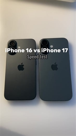 Thx guys for 1000 follow 😍🙈 #iphone #compare #speedtest #iphone17 #iphone16