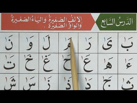 Qaida Nurania Lesson 7 | Learn the Small Alif ( ٰ ), Yā ( ۦ ), and Wāw ( ۥ ) in Arabic Reading