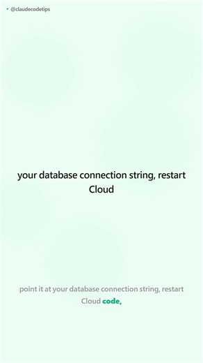 Connect Claude Code to your database with MCP