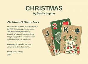 CHRISTMAS - Playing Cards Deck - Sasha Lupine