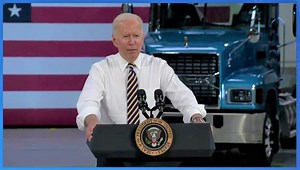 Biden spotlights computer chip shortage on visit to Mack Trucks plant