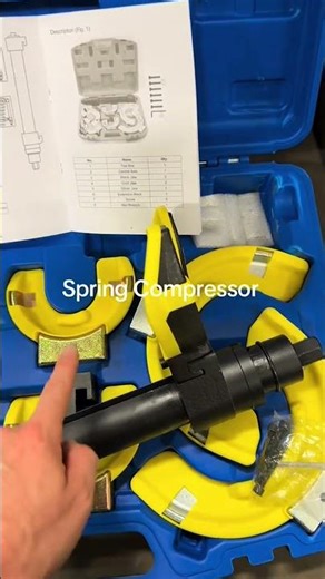 Essential spring compressor for vehicle maintenance #springcompressor