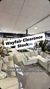 2K views · 14 reactions | WAYFAIR CLEARANCE SOFAS Every week we receive new clearance stock from Wayfair and we give you a minimum 40% OFF the retail price 勞 This stock sells fast, if you see something that you like then you need to let us know as soon as you can before it goes! Since we filmed this video we have already sold the chocolate swivel chair  New stock comes in pretty much every day - find the outlet in Failsworth, Manchester | AMC Furniture Outlet | Facebook