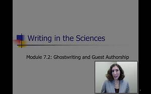 斯坦福SCI论文写作课程(Writing in the Sciences) 双语字幕 7.2