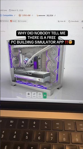 BuildCores Pc building simulator free website??? #pcbuilding #pcgaming #pcsetup #gaming #tech