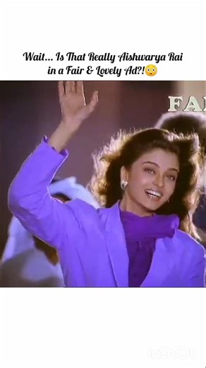 I Can’t Believe Aishwarya Rai Did This Fair & Lovely Ad! #aishwarya #missworld #ad #beauty #shorts