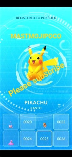 I caught today's Pikachu. To watch and enjoy videos like this, subscribe and like our channel
