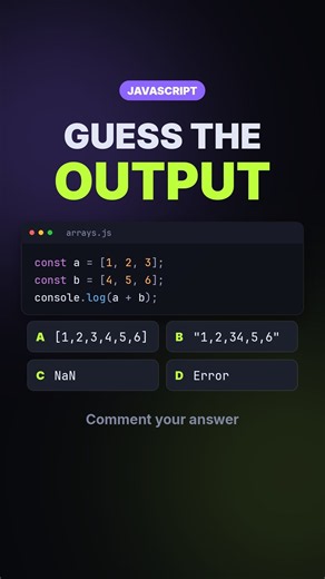Guess the output in 5 seconds (JavaScript) #javascript #coding #programming