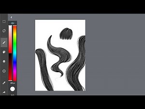 MSP Speedpaint Tutorial : How I Made My Custom Hair Brush Tool On MediBang Paint