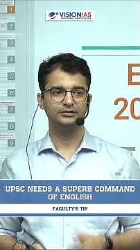 UPSC Needs a Superb Command of English